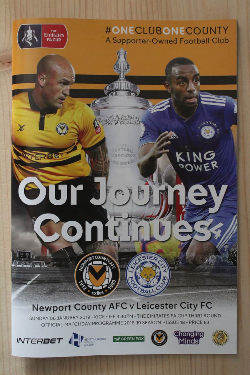 Newport County AFC v Leicester City FC